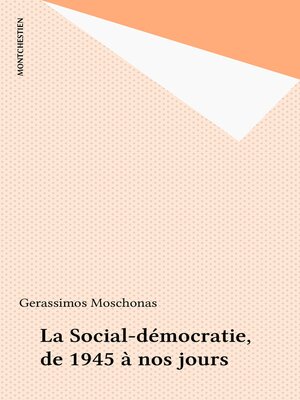 cover image of La Social-démocratie, de 1945 à nos jours